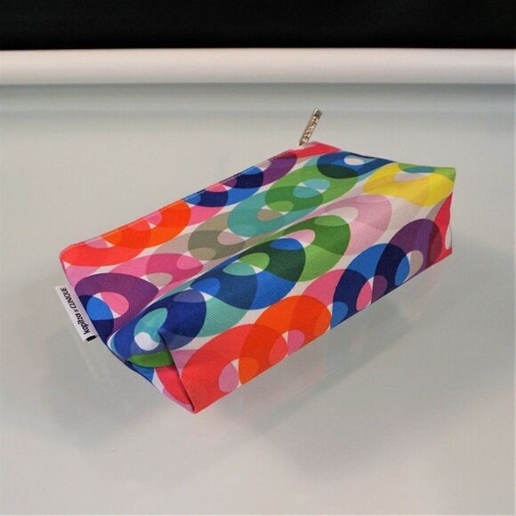 KAPITZA x CLINIQUE Logo Circles Makeup Cosmetic Travel Bag - Picture 6 of 8